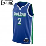 Maillot NBA Dallas Mavericks Kyrie Irving 2 Nike 2022-23 City Edition Bleu Swingman - Enfant